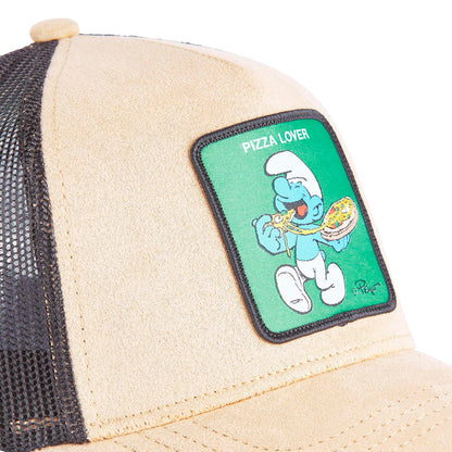 CAPSLAB The Smurfs Pizza Trucker Hat