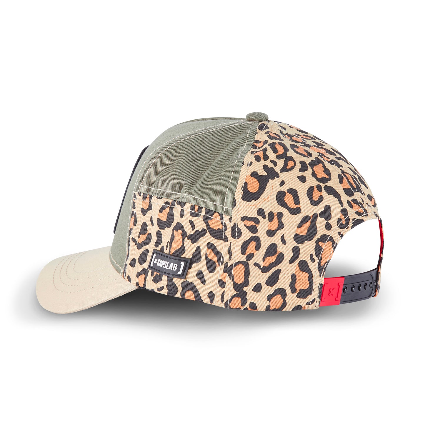 CAPSLAB BORED OF DIRECTORS Leopard Snapback Hat