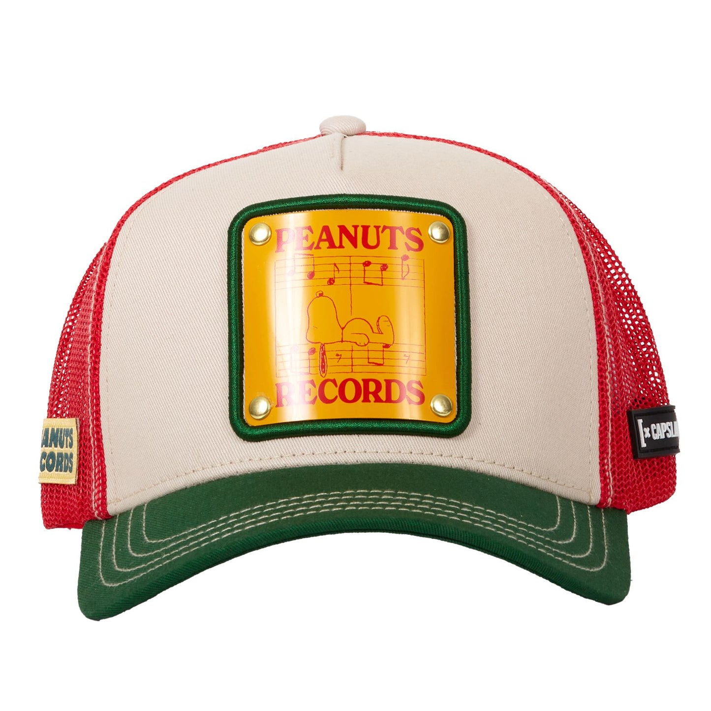 CAPSLAB Peanuts Joe Cool Trucker Snapback Hat