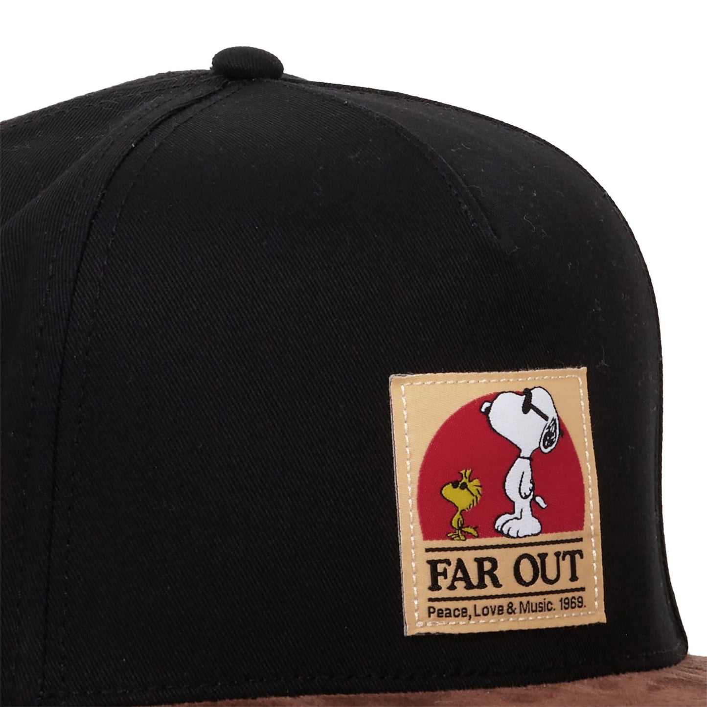 CAPSLAB Peanuts Outdoor Snapback Hat Flat Bill