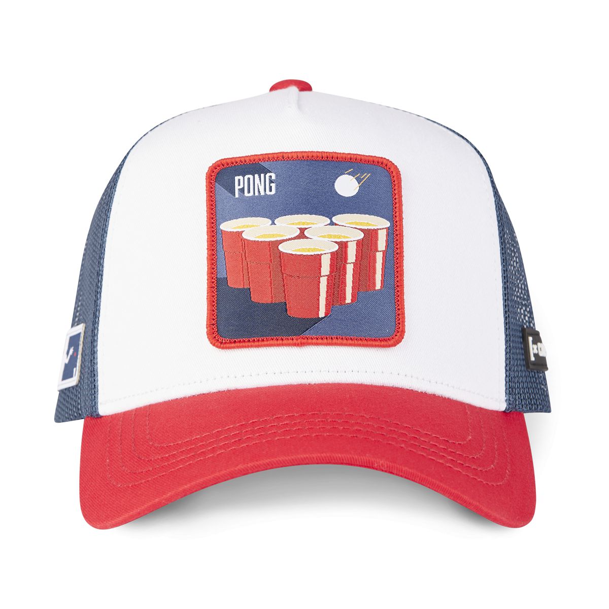 CAPSLAB Cocktail Beer Pong White Trucker hat