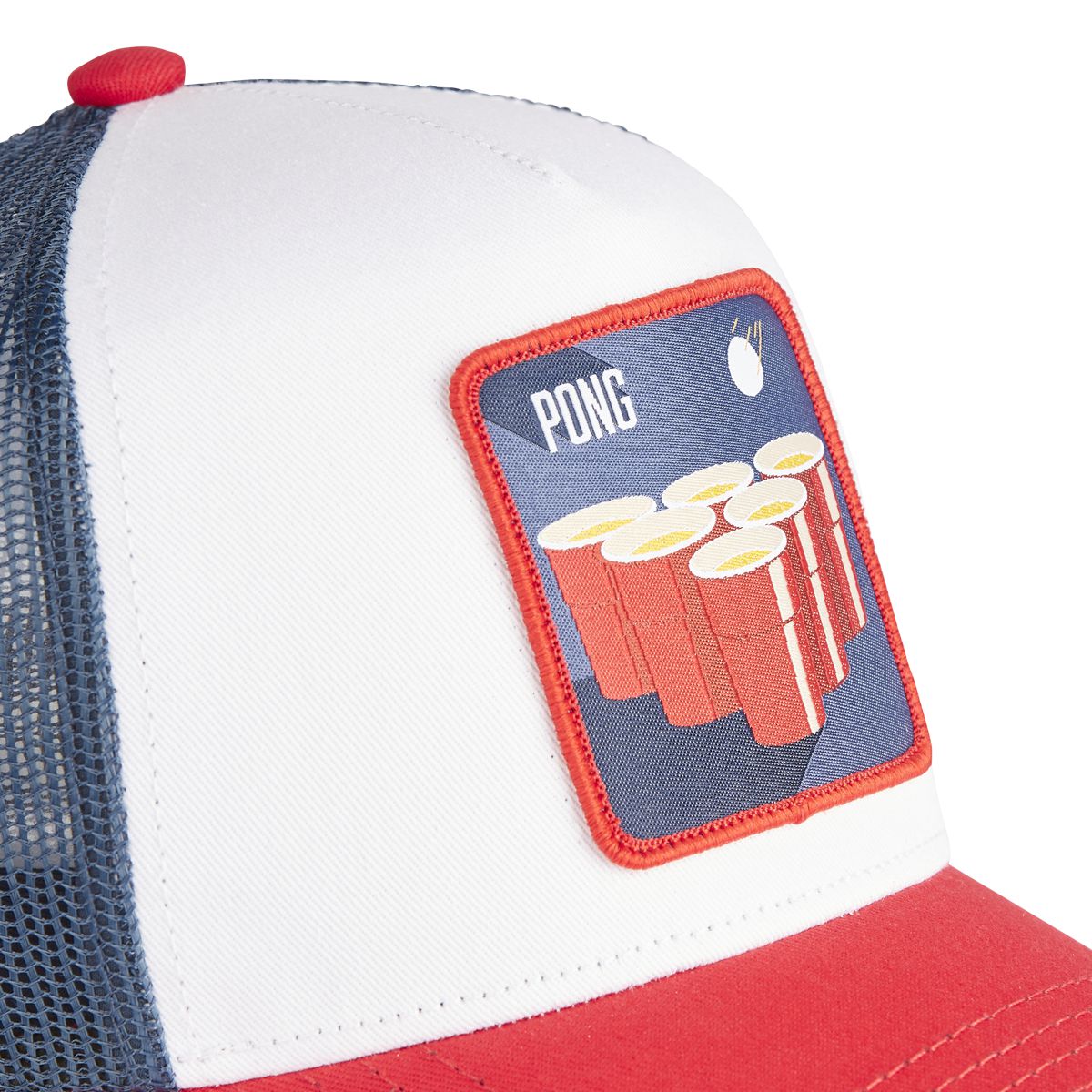 CAPSLAB Cocktail Beer Pong White Trucker hat