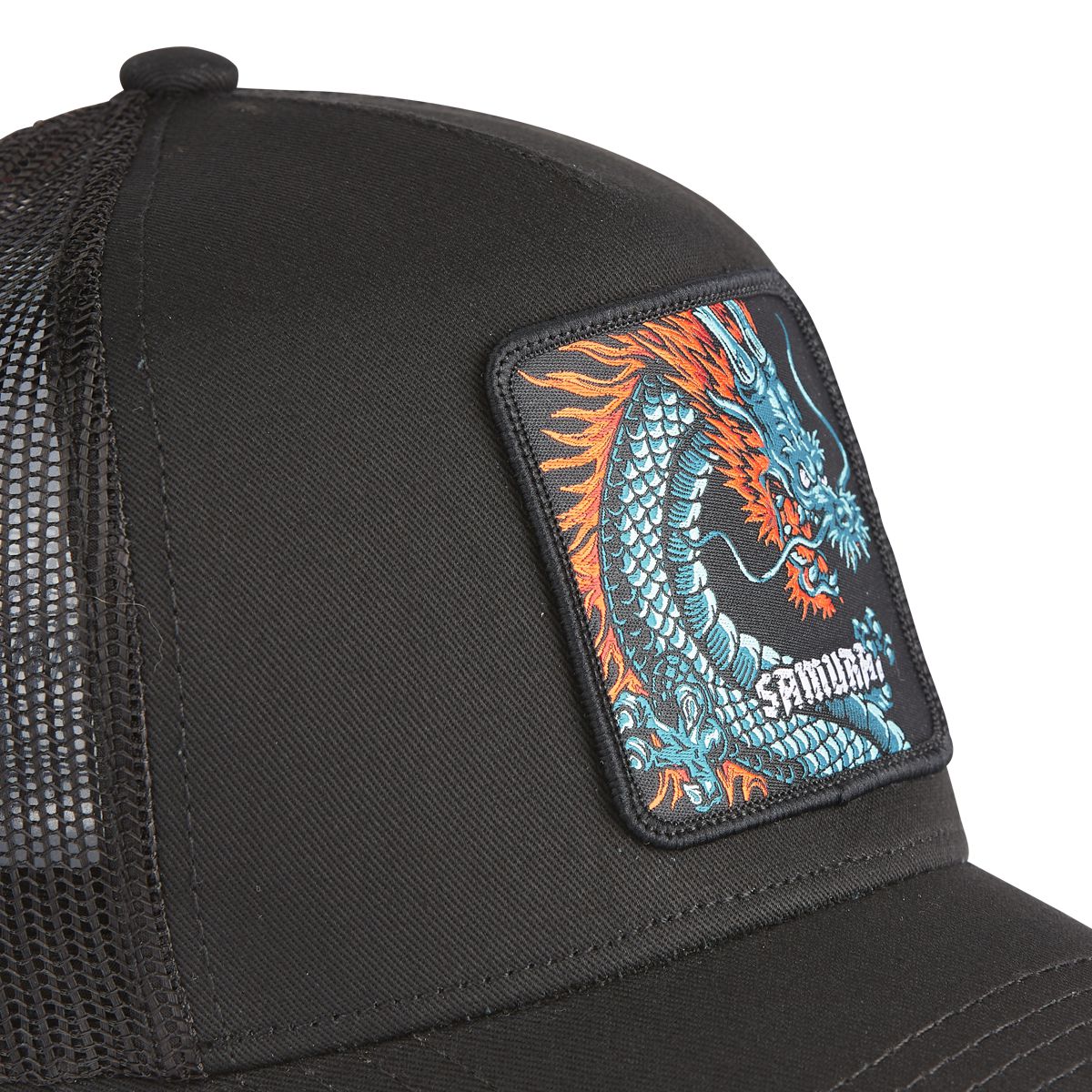 CAPSLAB Beast Samurai Dragon Trucker hat