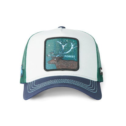 CAPSLAB Beasts Blue Forest Trucker Hat