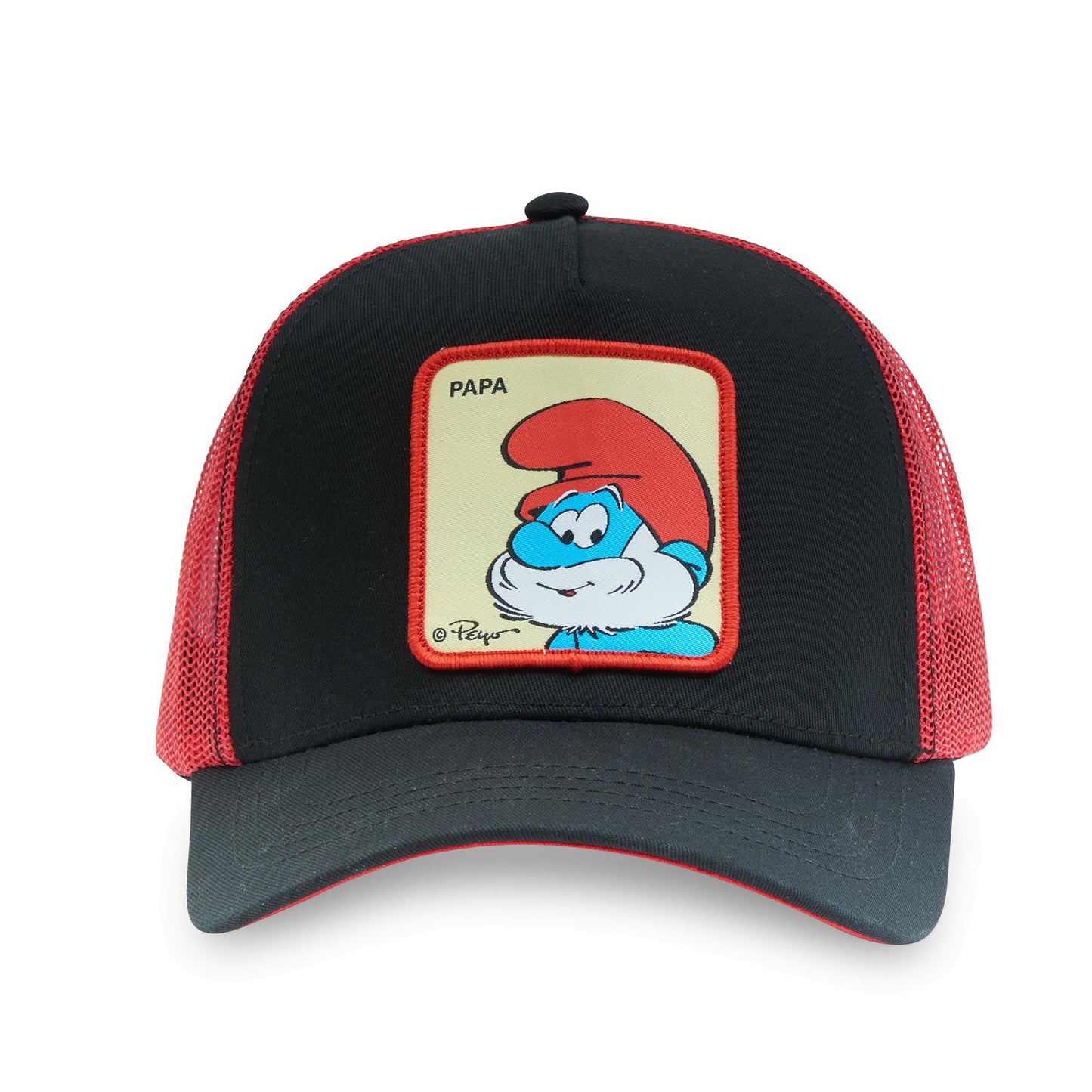 CAPSLAB The Smurfs Papa Smurf Snapback Trucker hat