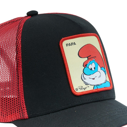 CAPSLAB The Smurfs Papa Smurf Snapback Trucker hat